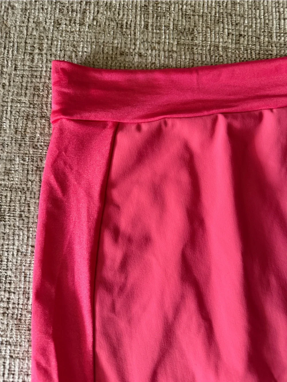 SHAN Les‎ Essentials Hot Pink Swim Skirt Size 8 Made in Canada